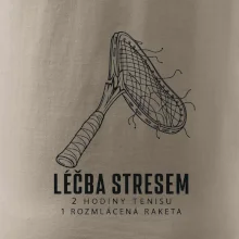 Léčba stresem rozmlácená raketa