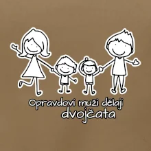 Opravdoví muži dělají dvojčata - kluk kluk