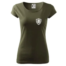 Český lev erb na prsu a na zádech