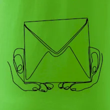 Obálka pošták jedním tahem