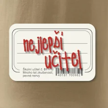 Nejlepší učitel sešit