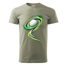 Golfový míček zelená dynamika