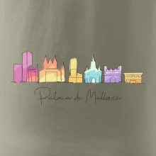 Mallorca - Siluety památek - barevné