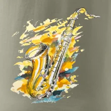 Saxofon malovaný