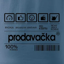 Čárový kód - Prodavačka