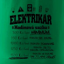 Elektrikář hodinová sazba