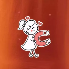 Párový motiv - panáček a magnet