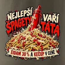 Nejlepší špagety vaří táta Eidam 30 procent a kečup v ceně
