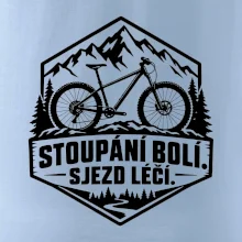 Stoupání bolí sjezd léčí - horské kolo