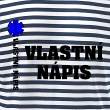 Hvězda života - vlastní nápis vpředu a vzadu