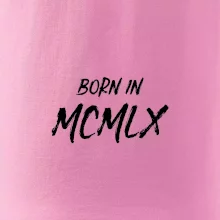 Born in - Římské číslo 1960