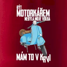 Být motorkářem nebyla moje volba skútr