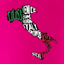 Mapy - názvy měst - Italie