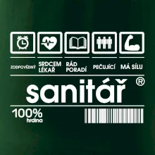 Čárový kód sanitář