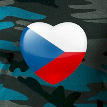 České srdce - vlajka
