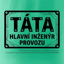 Táta hlavní inženýr provozu
