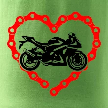 Moto srdce řetěz - supersport