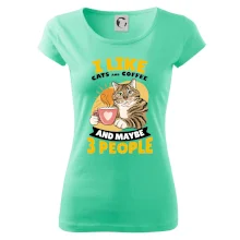 I like cats and coffee and maybe 3 people