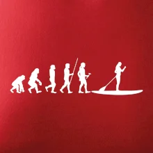 Evoluce paddleboard žena