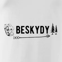 Beskydy nápis