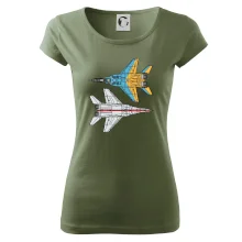 Mig 29 Fulcrum ze spoda a ze zhora