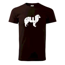 Border kolie písmo v těle