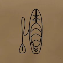 Paddleboard jedním tahem