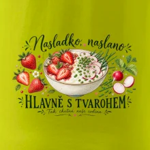 Nasladko naslano hlavně s tvarohem