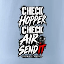 Kontrola zásobníku check hopper air paintball