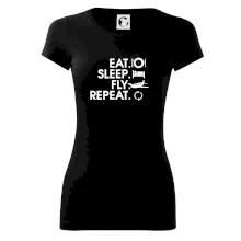 Eat sleep fly repeat