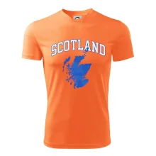 Scotland nápis s mapou