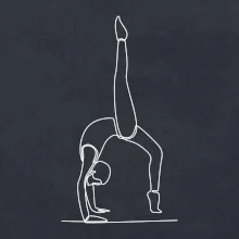 Gymnastika na rukou jedním tahem