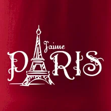 Paris nápis Eiffelovka rovný