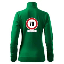 Dopravní značka - rychlost 70 - váš nápis Dopravní značka - rychlost 70 - váš nápis