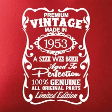 Vintage Etiketa - 1953