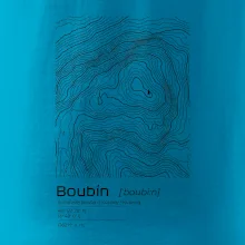 Boubín - vrstevnice v obdélníku