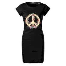 Peace symbol pískový