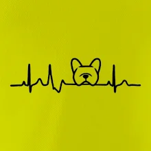EKG Francouzský buldoček hlava EKG Francouzský buldoček hlava