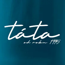 Psací nápis táta s ročníkem