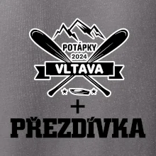 Na vodu - pádla hory (vlastní nápis)