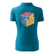 Rubikova kostka kreslená