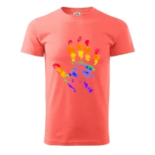 LGBT hand print