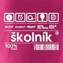 Čárový kód - Školník