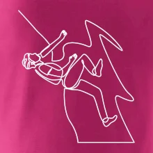 Lezec na skále jedním tahem