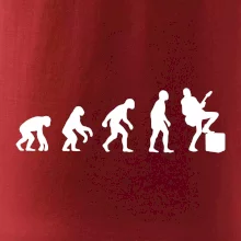 Evoluce kytarista - noha na kombu