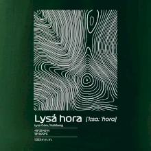 Lysá hora - vrstevnice v obdélníku