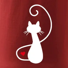 Zamilovaná kočka zpředu