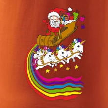 Santa a jednorožci (Pecka design)