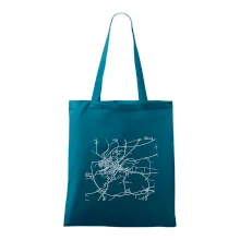 Mapy měst černobílé Slaný