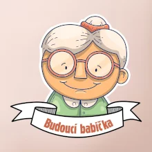 Budoucí babička kreslená